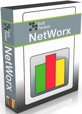Логотип программы SoftPerfect NetWorx 26.1 by KpoJIuK