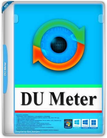 Логотип программы DU Meter 9.20 Build 4884 by KpoJIuK
