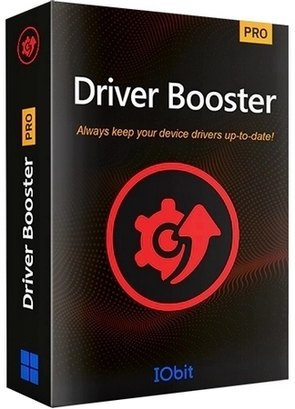 Логотип программы IObit Driver Booster Pro 13.2.0.184 by TryRooM