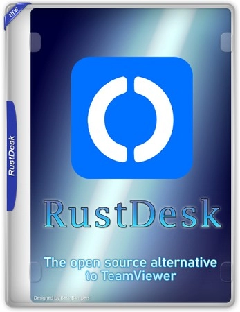 Логотип программы RustDesk 1.4.5 + portable