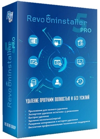 Логотип программы Revo Uninstaller Pro 5.4.7 by Dodakaedr