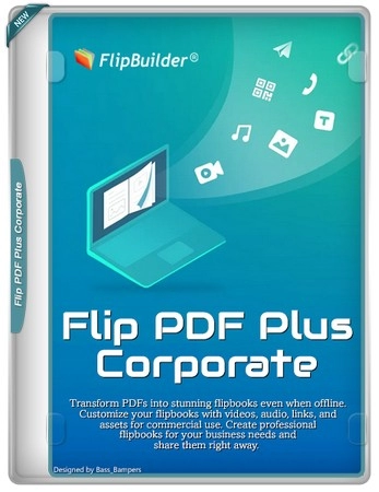 Логотип программы Flip PDF Plus Corporate 7.11.9 by 7997