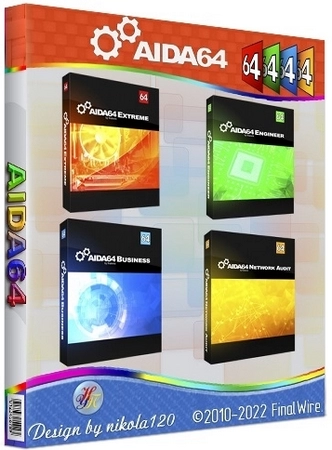 Логотип программы AIDA64 8.25.8200 by TryRooM