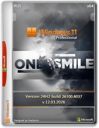 Логотип программы Windows 11 Pro by OneSmiLe