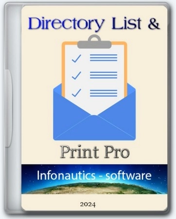 Логотип программы Directory List & Print Pro 4.42 + Standalone