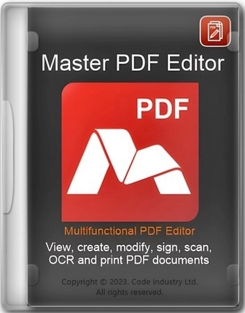 Логотип программы Master PDF Editor 5.9.97 by elchupacabra