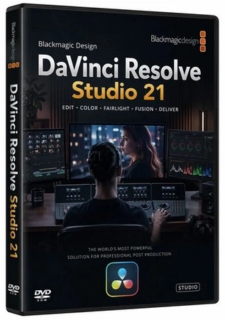 Логотип программы Blackmagic Design DaVinci Resolve Studio