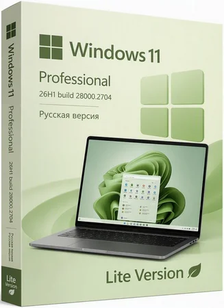 Логотип программы Windows 11 Pro 26H1 Lite