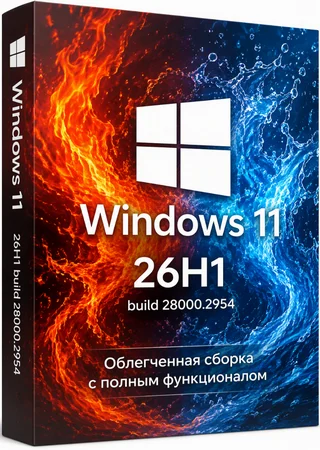 Логотип программы Windows 11 Lite Professional 26H1 Build 28000.2954
