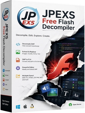 JPEXS Free Flash Decompiler 26.4.0 + Portable